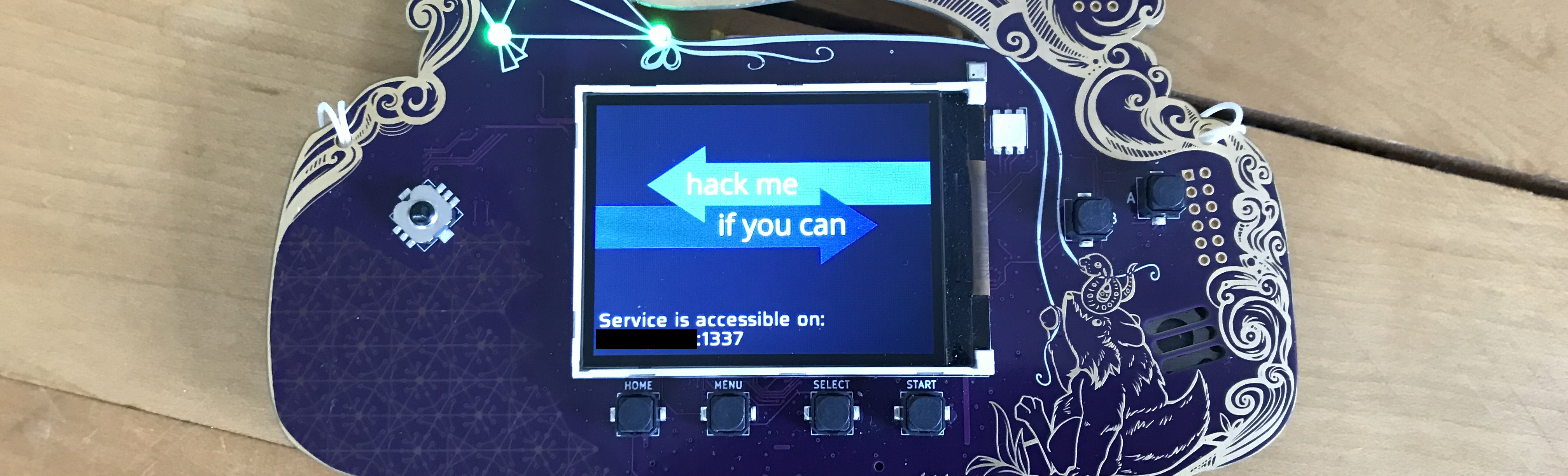 MCH2022 badge challenge: "Hack Me If You Can"